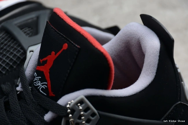 1st Kicks Shoes cement 1762 air 4 2019 jordan black TopPick retro ''bred'' 308497- 1111